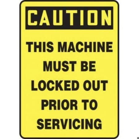 Accuform OSHA CAUTION LOCKOUTTAGOUT SIGN MLKT625XV MLKT625XV
